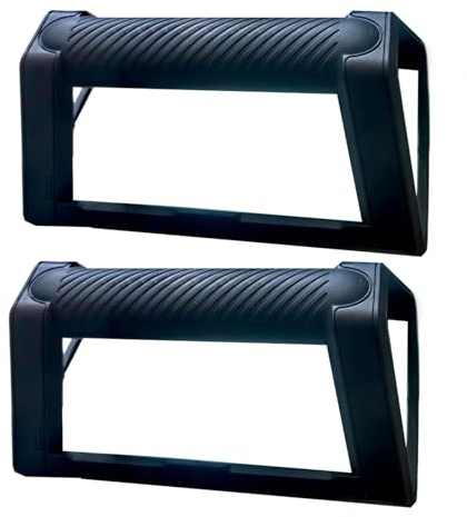 Supporto multifunzione per flessioni tipo H, supporta 110 kg di peso, ideale per esercizi del corpo e costruzione muscolare a casa, supporto push up tipo H, con manico, base stabile, ideale per