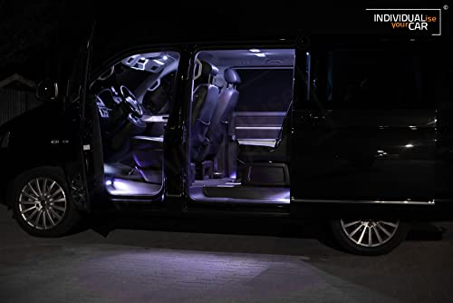 INDIVIDUALise your CAR Innenraumbeleuchtung SET für T5 Multivan (Cool-White) Kaltweiß