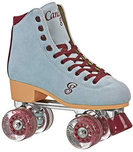 Candi GRL Carlin Quad Roller Skates Blue/Burgundy Size 09