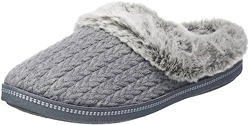 Skechers kvinnors mysiga lägereld sneaker, Grått, 38.5 EU
