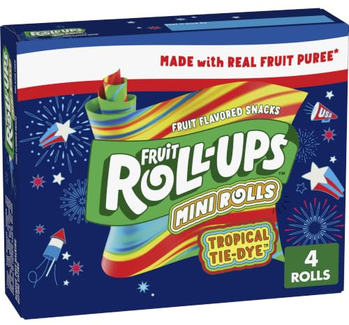 Fruits Roll-Ups Tropical Tie-Dye Mini Roll-Ups 4 CT