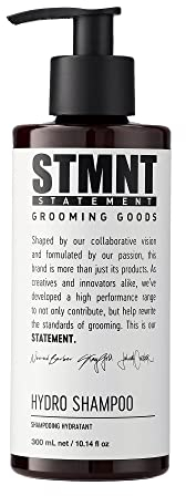 STMNT STATEMENT GROOMING GOODS Hydro Shampoo 300ml | Spendet Feuchtigkeit | Stärkt das Haar | Frei von Sulfaten (SLS**) und Silikonölen | vegan & PETA-zertifiziert