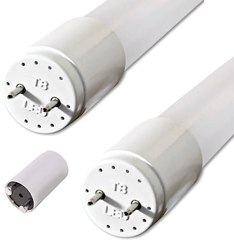 pureled 2er Pack LED Röhre 150cm - GLAS T8 G13 - warmweiß (3000K) - 24W (ersetzt 58W) - 2400 Lumen - inklusive Starter - Leuchtstoffröhre Neonröhre Röhrenlampe LED-Tube