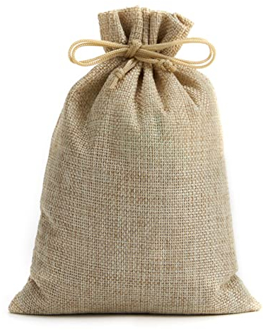 Jutesäckchen, 12 Stück Kleine Säckchen Zum Befüllen 7 x 9 cm Leinensäckchen Geschenksäckchen Stoffsäckchen Mit Zugband Stoffsäckchen Geschenkbeutel, Gut Für Kunsthandwerk, Geschenke, Partys, Schmuck