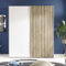 Genérico MERKAHOME - Armario Blanco Puertas correderas 170 cm Lena