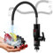 Jellybibo Grifo eléctrico con calentador de agua, 220 V y 3300 W, grifo de agua caliente, grifo de cocina, calentador inteligente, calentador de agua para cocina, jardín, baño, caravana, camping