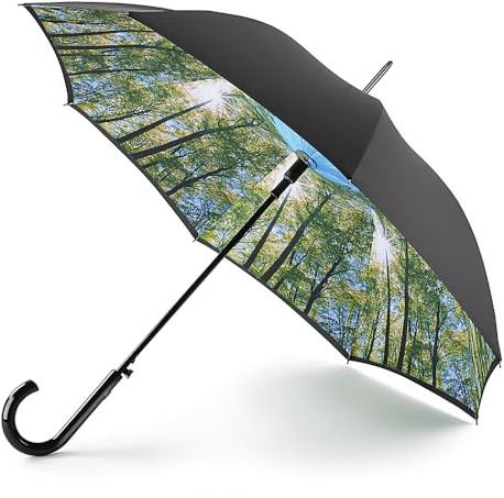 Fulton Bloomsbury Umbrella, Sunburst Print UPF50+