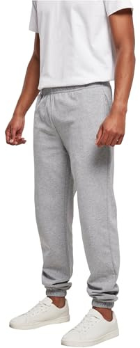 Build Your Brand Pantaloni da Jogging da Uomo, Pantaloni Sportivi da Uomo, Disponibili in Diversi Colori, Taglie XS - 7XL, Grigio, M