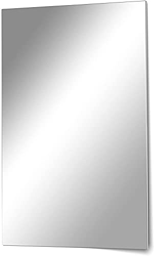 Your-Homestyle Espejo de pared sin marco, rectangular, sin faceta, fabricado en Alemania, incluye material de fijación (50 x 70)