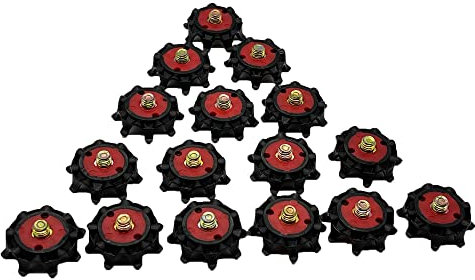 16pcs Picos de Zapata rápida Repuestos Tacos de Golf para Zapatos de Golf Picos Zapatos Golf Tacos De Clavos para Zapatos Deportivos Repuestos de Golf Zapatilla Pikes Adapta mayoría los Zapatos Golf