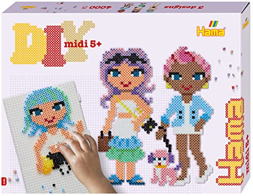 Hama 3159 Strykpärlor set, Flerfärgad, Från 5 år