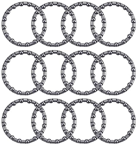 KQNM 12 PCS Fahrrad kugellager steuersatz kugelring Fahrrad kugellager kugellager Fahrrad tretlager schwenkkugel vorderrad käfigkugellager Bearings kugellager Fahrrad BMX Bike Accessories
