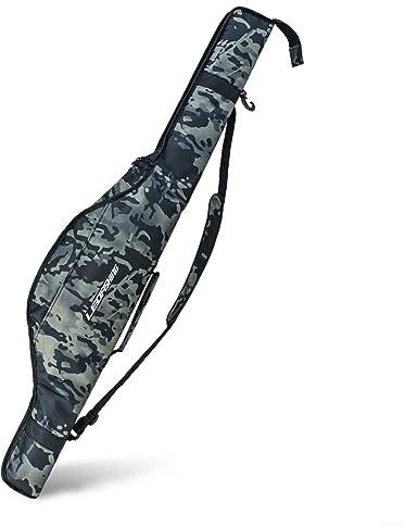 DAZZLEEX Bolsa De Pesca Portátil De 120 Cm, 140 Cm, 160 Cm, Plegable, Para Caña De Pescar, Bolsa De Transporte De Pesca Al Aire Libre, Camuflaje