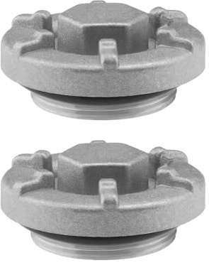 eMagTech 2 Piezas de Drenaje de Aceite Cubierta Tornillo de Drenaje de Aceite Compatible con Yamaha Compatible con Wolverine de Reemplazo de Tapón de Aceite de Motocicleta 4HC-15351-00-00 48 Mm