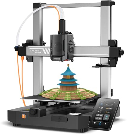 Anycubic Kobra 3 3D-Drucker, LeviQ 3.0 Auto-Nivellierung, Bis zu 600 mm/s, EMehrfarbendruck über ACE Pro, Intelligentes Drucken, Größe 250 x 250 x 260 mm