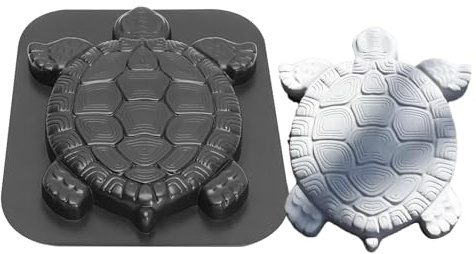 Stampi Per Pavimentazione In Cemento | Stampi Per Piastrelle Da Giardino A Forma Di Tartaruga | Accessori Per Pavimentazione Tartaruga Progetti Creativi Terrazza Parco Paesaggio