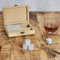 Cubitos de Hielo Reutilizable Set 10 Cubos de Piedra Refrigeración Roca del Ártico | Piedras Whisky, coctelería Mini Bar Accesorios - Regalo Padre Mujer Hombre Cumpleaños, Whiskey Ice Cube Stone