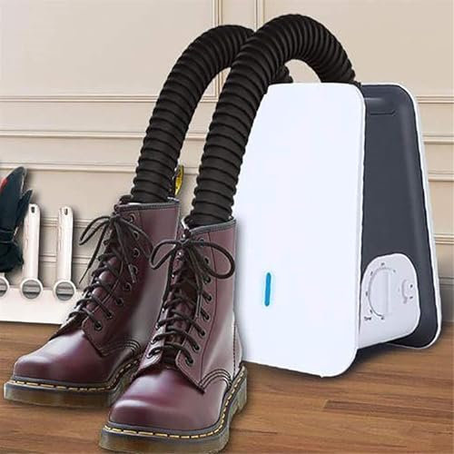 Sèche-chaussures pour chaussures mouillées, sèche-chaussures électrique portable, sèche-chaussures rétractable multifonction à minuterie, chauffage à air chaud, pour chaussures, gants, chapeaux, cha