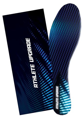 Paire de semelles aérospatiales en fibre de carbone haute performance pour le sport – Blue Metal Wires Edition (43)
