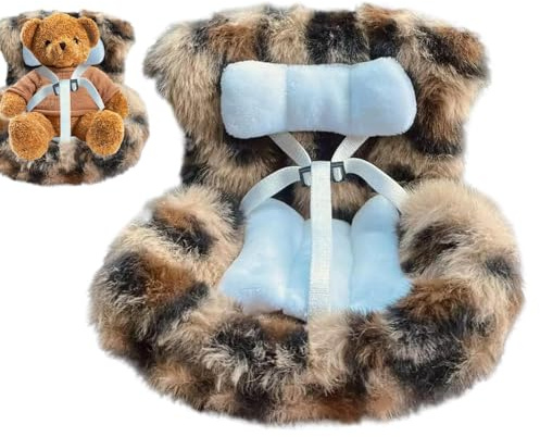 Generico Seggiolino Auto Per Bambole – Sedile Morbido Da 17 Cm Con Clip Per Presa D'aria, In Miniatura Alla , Hardware Di Alta Qualità | Decorazione Per Casa Delle Bambole Per Collezionisti,