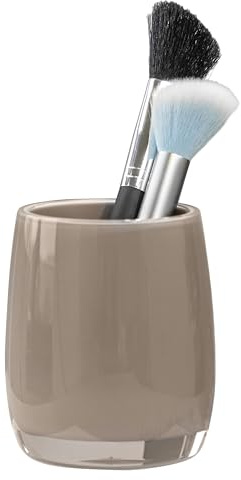 bremermann Bad-Serie Savona Zahnputzbecher, Mundspülbecher aus Kunststoff, (Cappuccino)