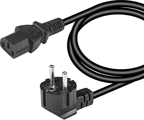 1.5m Netzkabel 3 Polig 10A 250V Kabel Ac Plug, Netzstecker Pc Computer Power Cable Standard Netzstecker Gerade, Stromkabel 3 Polig Power Cord Powercon Stecker Kabel für Rice Cooker Desktop Pc Beamer