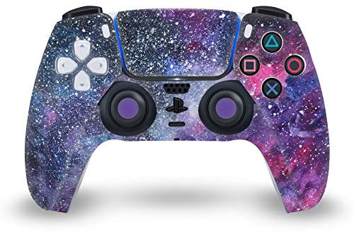 Head Case Designs Officially Licensed Anis Illustration Galaxy Art Mix Vinyl Faceplate Sticker Gaming Skin Decal Cover Compatible With Sony PlayStation 5 PS5 DualSense Controller