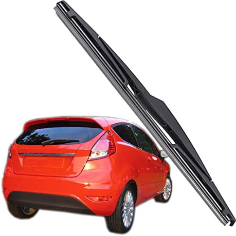 QHYTL Scheibenwischer Für Auto Scheiben Wiper Blades Für Fiesta 7 MK7 2008-2019 Wischerblatt Vorne Wischblätter Gummi Windshield Wipers 650mm+375mm fit Schieberegler,Rear Window Wiper 1pcs-300mm