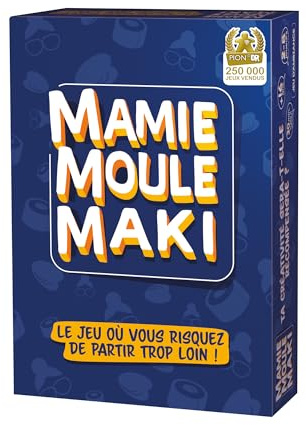 Mamie Moule Maki - Le Jeu de société où Vous risquez de partir trop Loin ! Petit bac revisité idéal pour Les soirées, Anniversaires, Vacances | Fous rires garantis ! 2 à 8 Joueurs