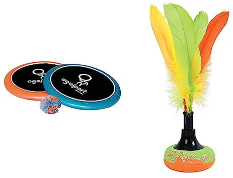 Schildkröt Funsports Softdisc Ogo Sport Set Standardgrösse & Neopren Peteca, Handfederball mit weicher Neopren Schlagfläche, Indiaca - das Trend-Spiel aus Südamerika, im Blister, 970221