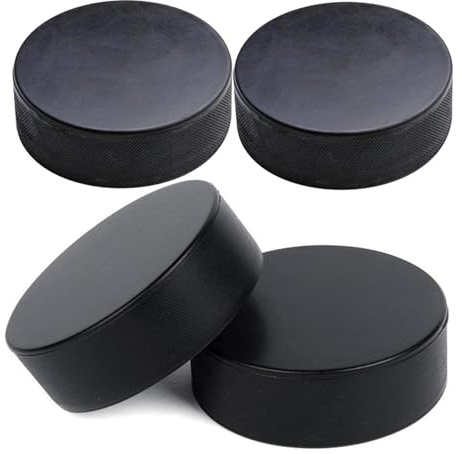 Street Hockey Puck Reglementerad Storlek 7,6 Cm Diameter 2,5 Cm Tjocklek