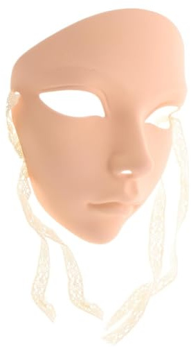 Générique Cosplay ansiktsmask - heltäckande ansiktsöverdrag för kvinnor - kinesisk cosplay-mask, för män, kvinnor, studenter, skolaktiviteter, fester, danser