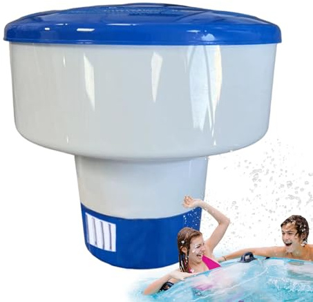 Klor Pool Dispenser, Pool Float för Klor Tabletter - Flytande dispenserhållare för | Dispenser med stor kapacitet, klorator för r