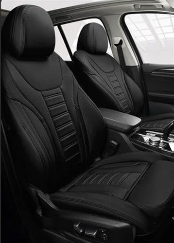 Bilstolsöverdrag Bilstolsöverdrag För BMW F10 G30 E46 E39 E90 E91 F11 X3 F25 G20 X1 X5 E83 F30 I3 I4 Custom Cushion Biltillbehör Bilsätesöverdrag komplett set(Svart)