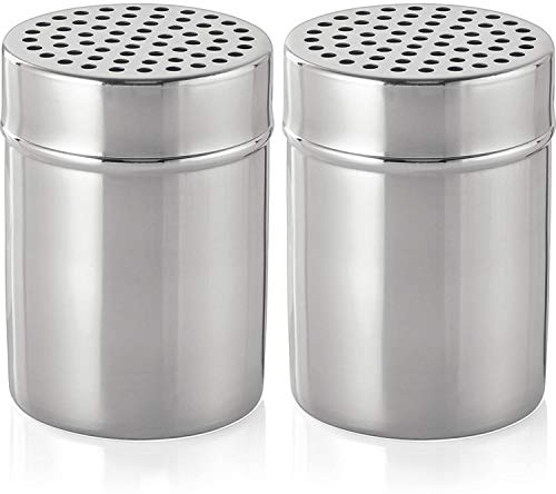 mikken - 2 grandi spargispezie in acciaio inox 300 ml