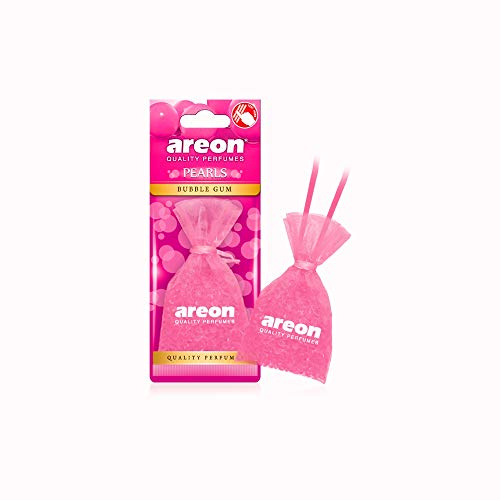 3x Areon Quality Perfumes Pearls Bubble Gum Lufterfrischer
