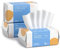 PoeticEHome Cotton Face Tissue, Ultra Soft Dry Wipes Disposable, Cosmetic Facial Cleansing Towel for Makeup Removing, Baby Care, Surface Cleaning (300 Count)