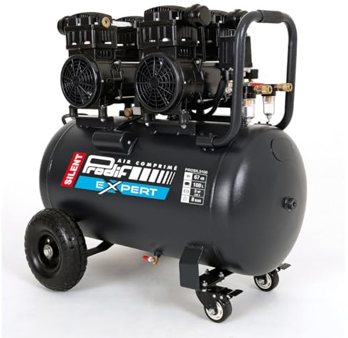 Compresseur silencieux PRODIF 100 litres, 3 CV, 8 bar - PROSIL3100