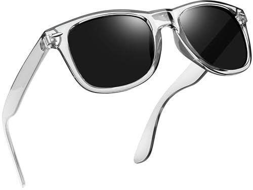 Joopin Fashion Square Solglasögon Dam Herr Polariserade UV400 | Retro Rektangulära Polarized Sunglasses for Men and Women för Utomhus Vandring Fiske Golf