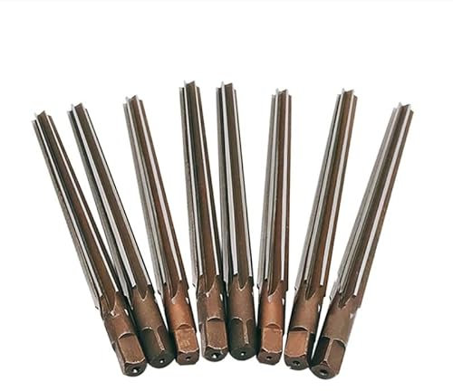 Lot de 7 alésoirs for métal, diamètre 3 4 5 6 8 10 12 mm, alésoir manuel conique 1:50, outil d'alésoir de haute précision