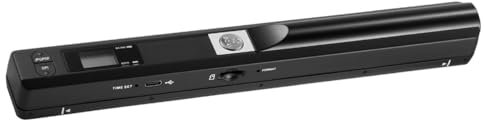 Laroal Tragbarer Hand-Dokumentenscanner, A4-Scanner, 900 DPI, hohe Auflösung, Scannen im JPG- und PDF-Format für Dokumente, Quittungen, Fotos und mehr