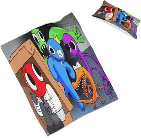 Rainbow High Bettbezug, Regenbogen Freunde Kinder BettwäSche, 3d Gedruckte BettwäSche Set, Mikrofaser Daunen Bettbezug Mit Kissenbezug
