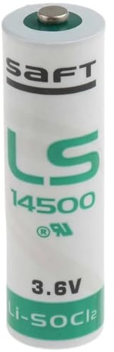 Saft LS14500 Pila de Litio 3.6V 2.6Ah – Tipo AA, Li-SOCl₂, Alta Energía, Baja Autodescarga, para IoT, Sensores, Medidores y Dispositivos de Larga Duración