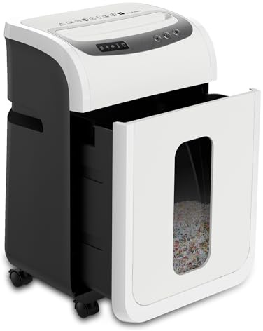 VidaTeco 9 Hojas Trituradora de Papel P5 para Documentos Sensibles