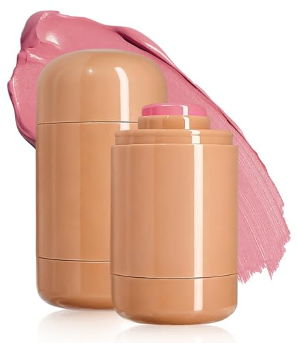 ARHZ 2 Pezzi Blush in Stick, Multiuso, Formula Cremosa, Finish Fresco e Naturale, Vegan, Cosmetics, Risultato Istantaneo, Naturale, Rugiadosa (A)