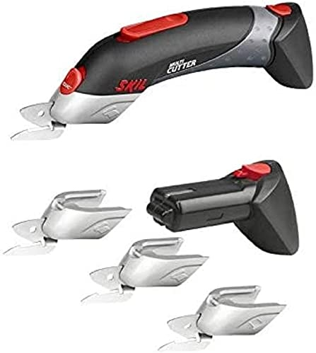 Skil Multi-Cutter 2900 AJ Cizalla sin cable (cizalla universal, cargador incluido, 2 x 4,8 V batería, 4 cabezales de corte universales)
