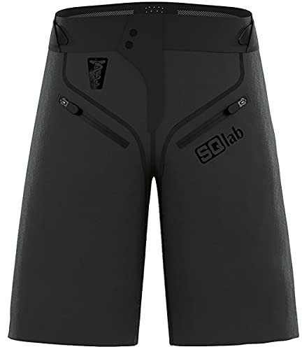 SQlab Unisex Sq-short One-ox MTB Fahrrad Shorts, Schwarz, M EU