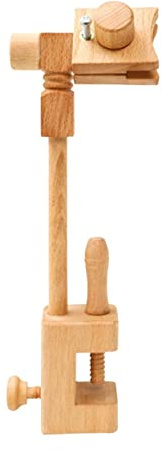 zalati Supporto per telaio da ricamo girevole in legno con morsetto per punto croce fai da te cucito lavori di ago - verticale