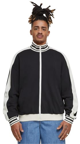 Urban Classics Herren Sportjacke Retro Track Jacket, Trainingsjacke für Männer im Retro Look, mit Stehkragen, erhältlich in Größen S-5XL