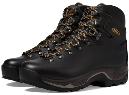 ASOLO Women's TPS 535 LTH V EVO Backpacking Boots – Full-Grain Leather High-Cut Hiking Boots for Long Distance Treks, Brown, 7.5